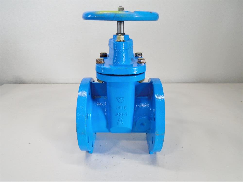 Watts 4" 200 CWP Resilient Wedge Gate Valve, Series 405, Cast Iron